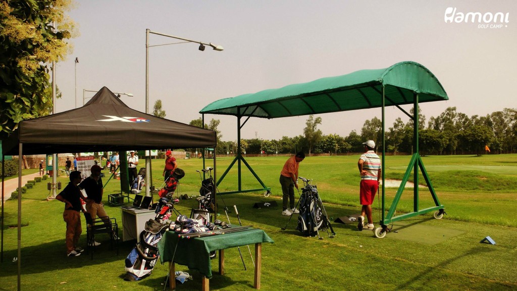 golf club fitting session