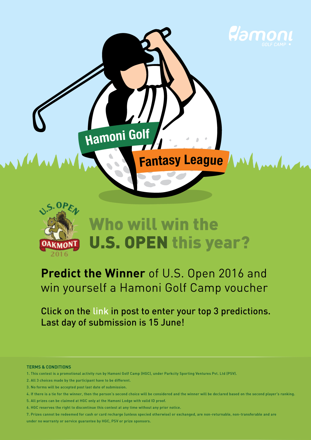 Hamoni Fantasy Golf Challenge is here!